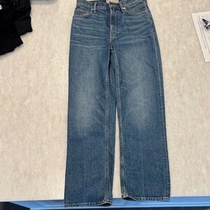 Everlane Cheeky Straight Blue Jeans